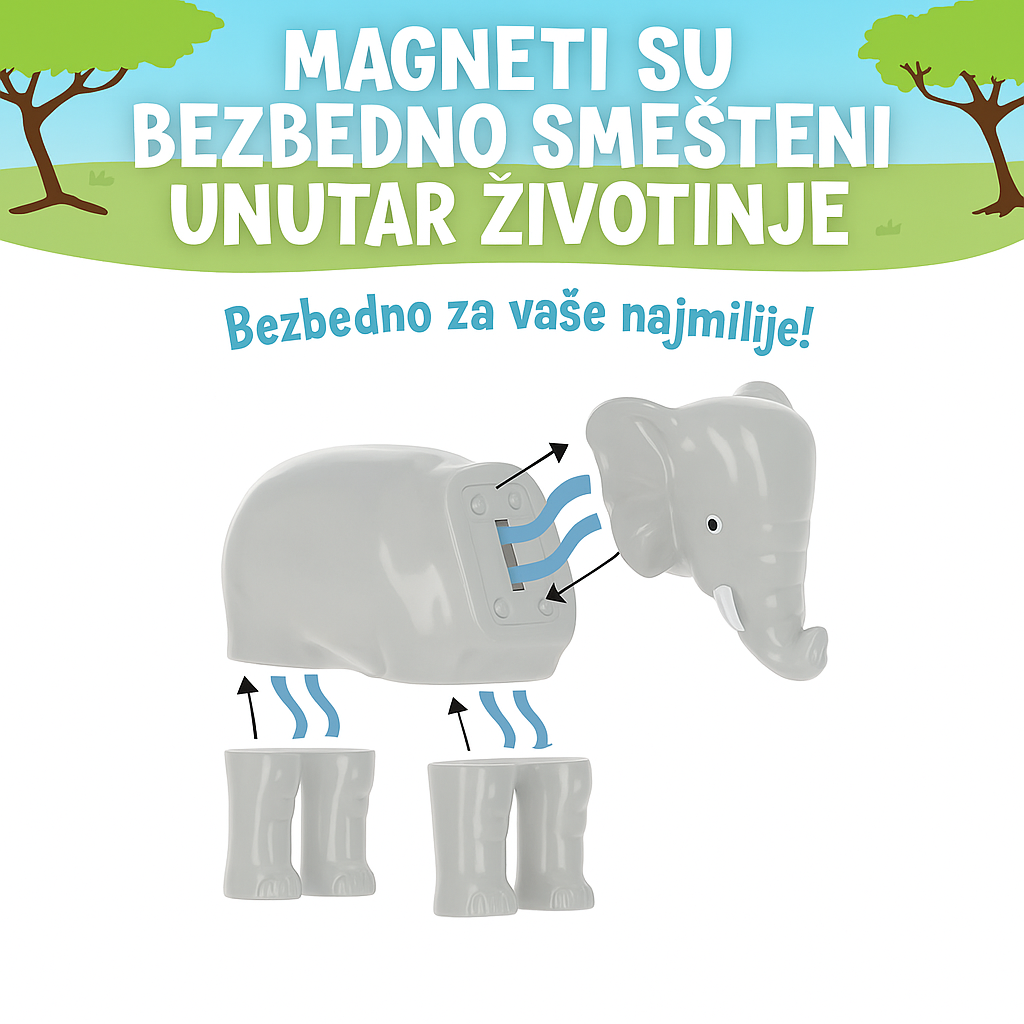 Magnetni Set Životinja Za Decu
