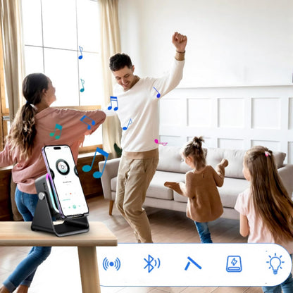 Bluetooth Zvučnik 5 u 1 Sa Držačem Za Telefon