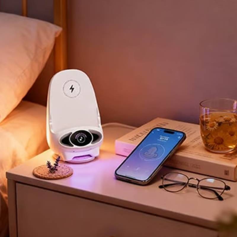 Mini Bežični Punjač Sa Držačem Za Telefon
