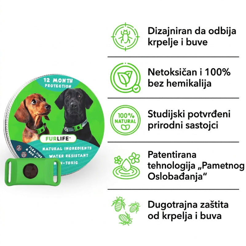 Privezak Za Ogrlicu Protiv Buva I Krpelja (Trajanje 2 meseca)