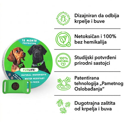 Privezak Za Ogrlicu Protiv Buva I Krpelja (Trajanje 2 meseca)