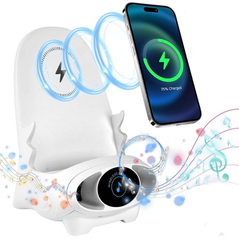 Mini Bežični Punjač Sa Držačem Za Telefon