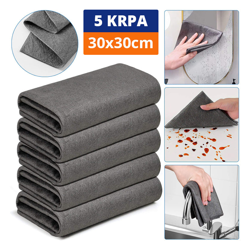Čarobna Krpa Od Mikrofibera (set od 5 komada)
