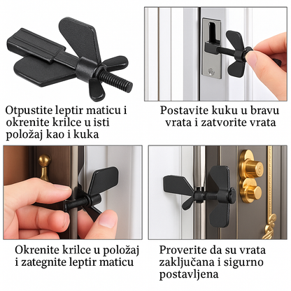 Prenosna Bezbednosna Brava Za Vrata