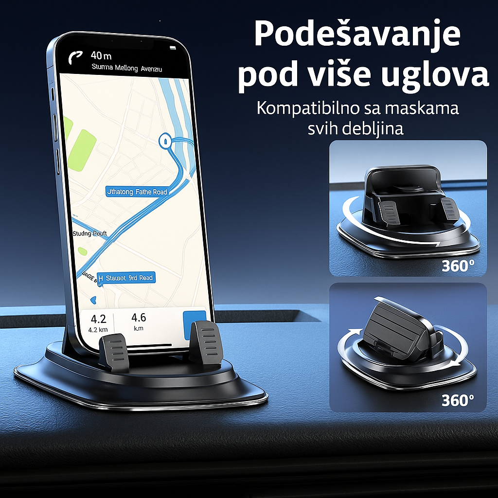 Držač Za Telefon Na Kontrolnoj Tabli