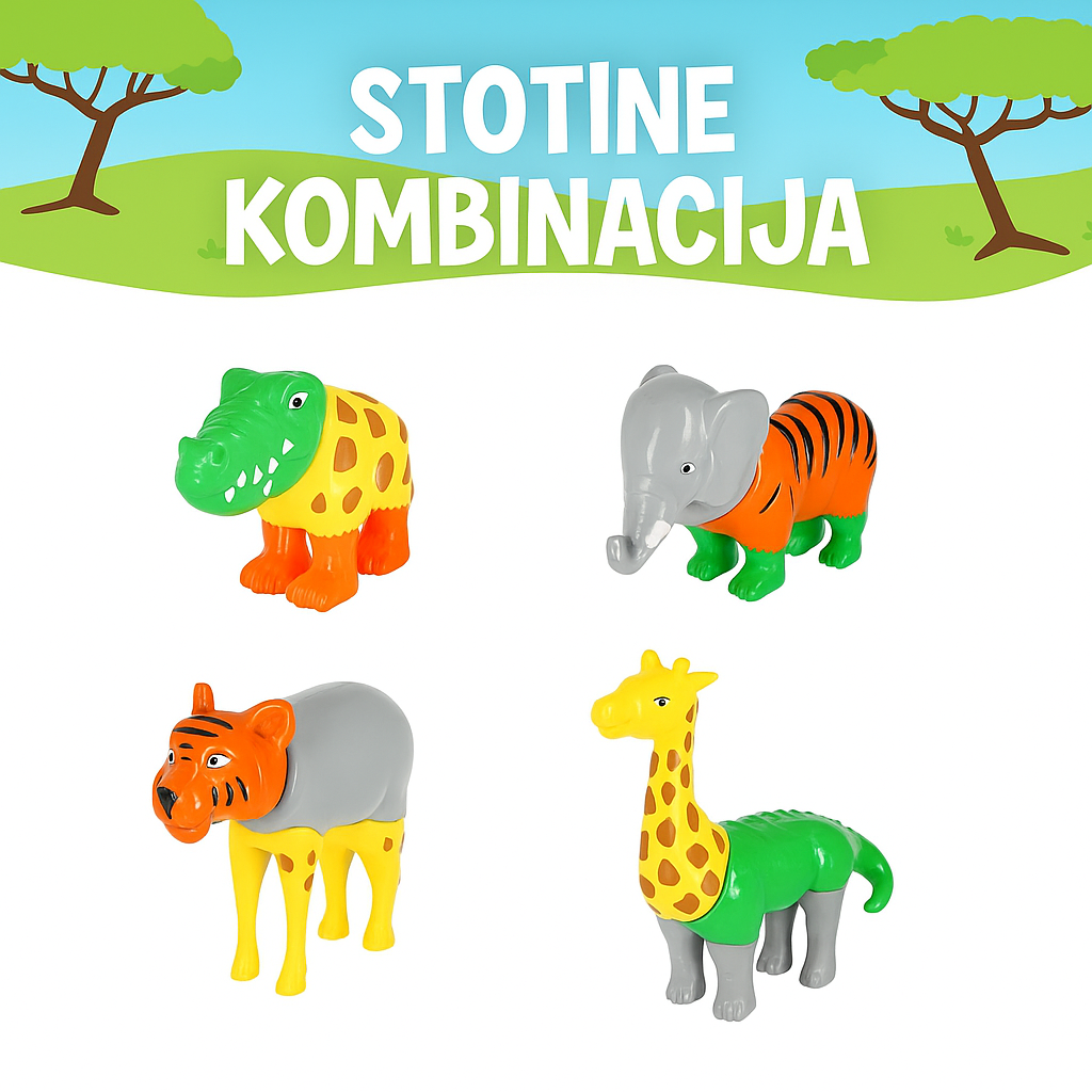 Magnetni Set Životinja Za Decu